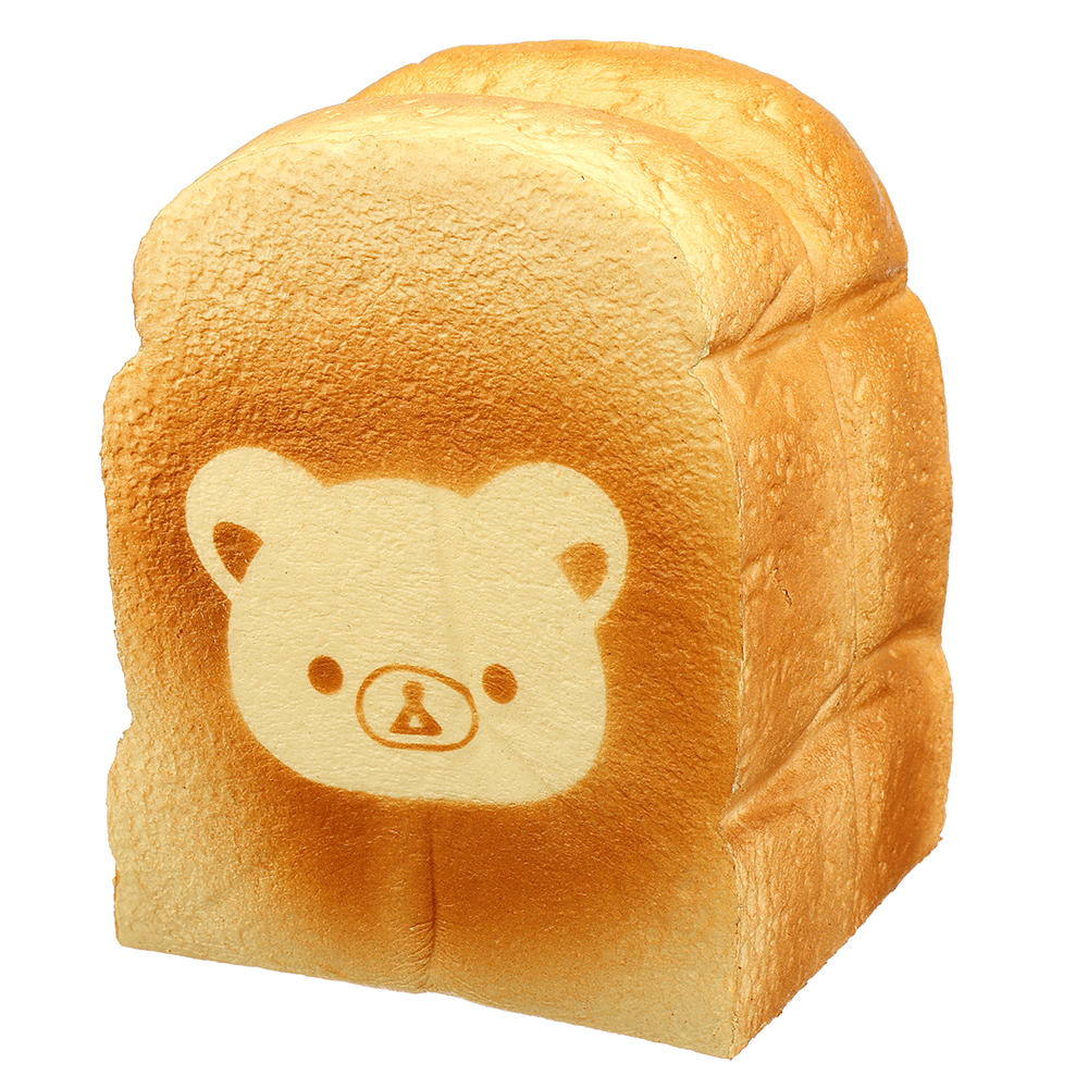Bread Squishy Giant Bear Toast 13CM Scented Soft Toys Gift Collection with Packaging - MRSLM