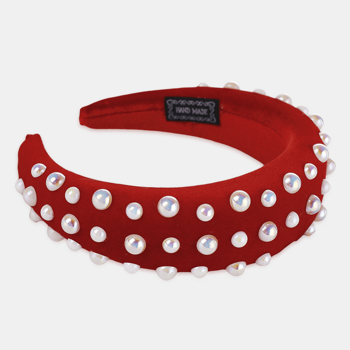 Pearl Sponge Headband Multicolor Ladies Headband - MRSLM