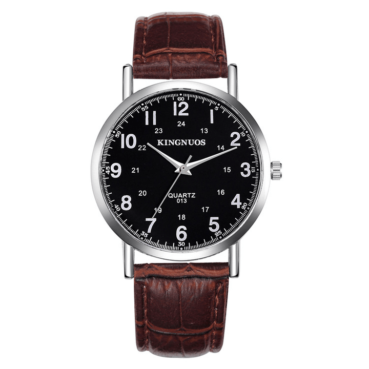 KINGNUOS 013 Casual Style Clock Men Wrist Watch Business Style Waterproof Quartz Watch - MRSLM