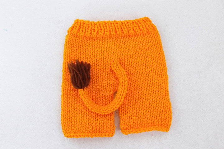 Orange Lion Cotton Sweater - MRSLM