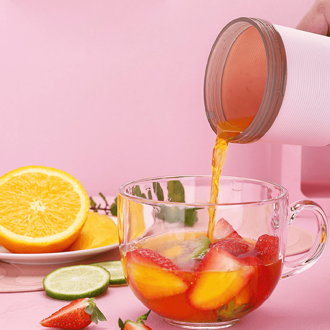 Automatic Household Portable Juicer Fruit Container USB Charging Juice Cup for Bottle Extractor - MRSLM