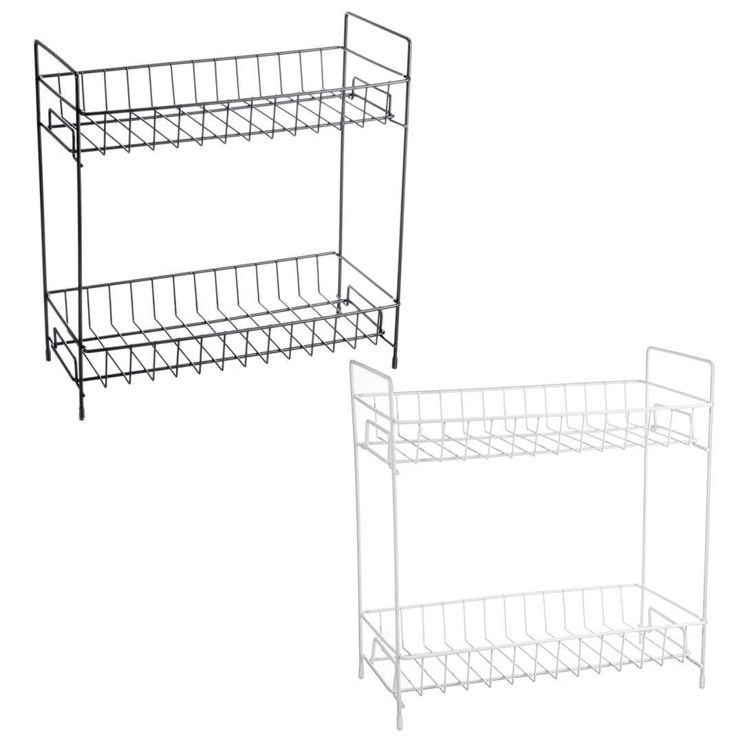 Kitchen Storage Rack Shelf Space Saving for Home Cabinets Storage Organizer Adjustable Shelf Holders - MRSLM