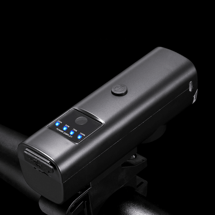 BIKIGHT 2-In-1 XTE Smart Bike Headlight 4 Modes USB Rechargeable 5 Modes Horn Waterproof Flashlight Bicycle Front Lamp - MRSLM
