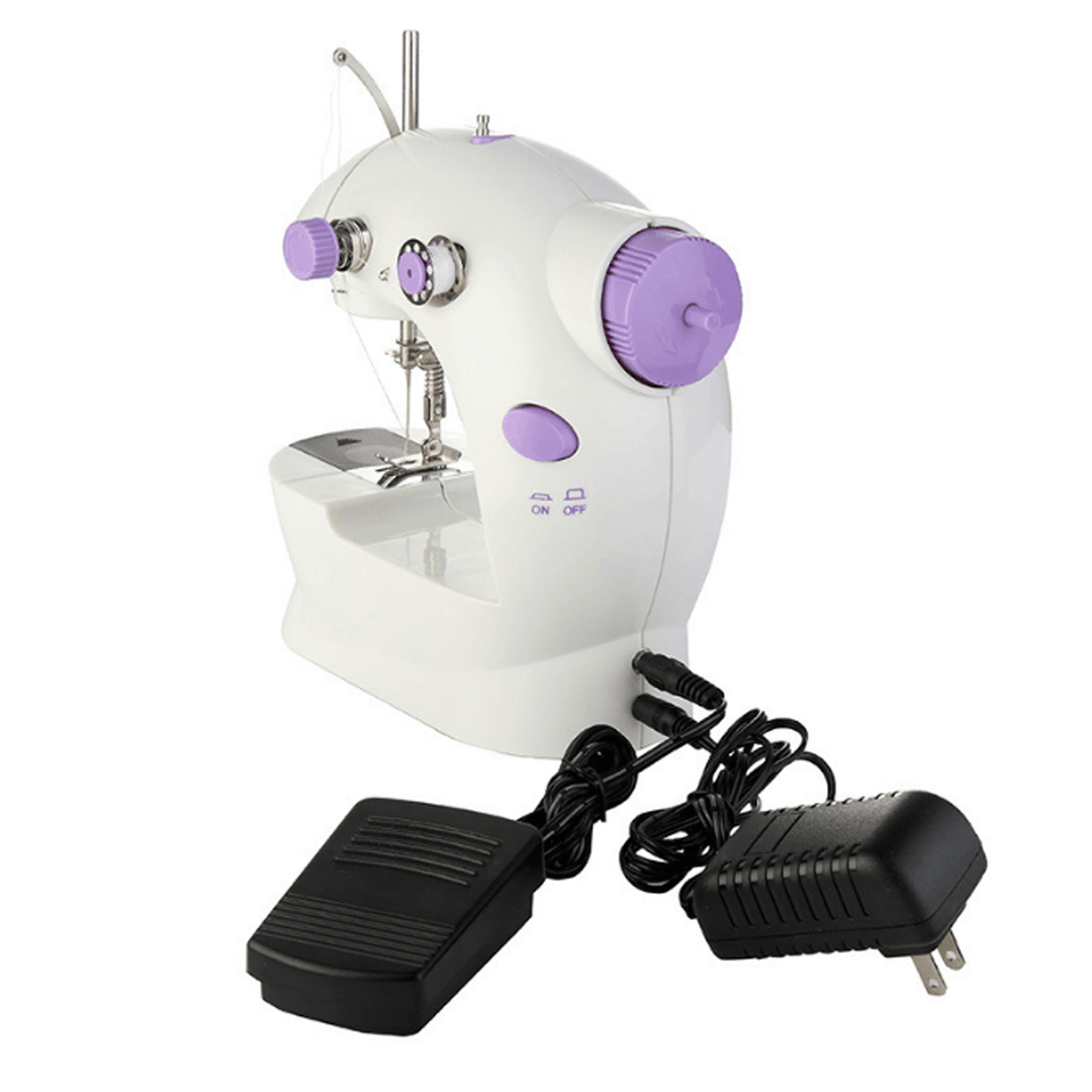 Portable Mini Desktop Sewing Machine Double Speed Automatic Thread with Light - MRSLM