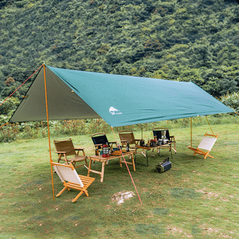 3F 210T Outdoor Garden Sunshade Canopy without Aluminum Rod - MRSLM