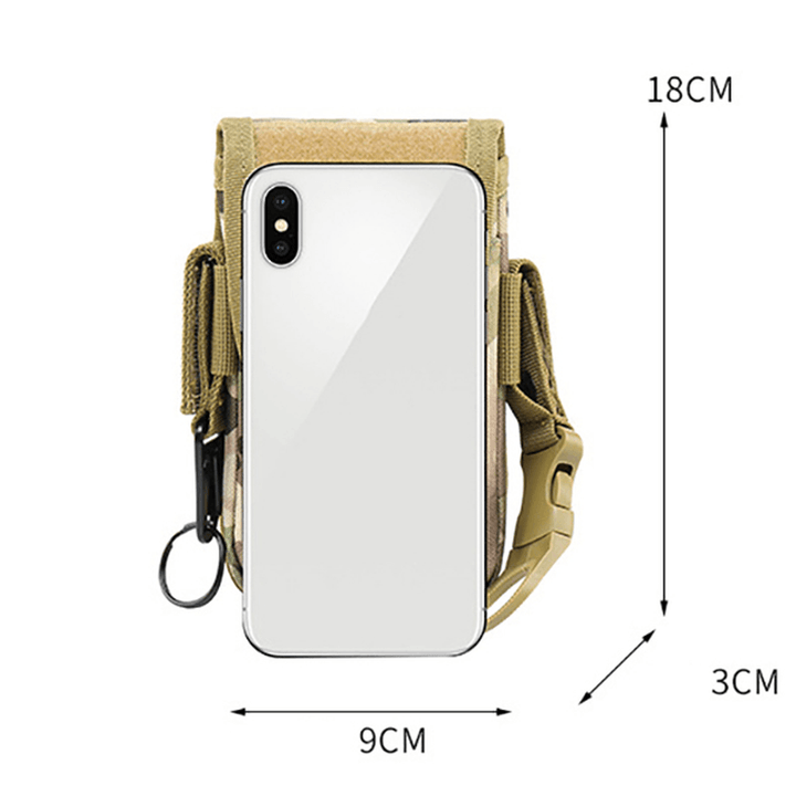 Men Mini Waist Bag Phone Bag Card Holder Tactical Bag Outdoor Bag - MRSLM