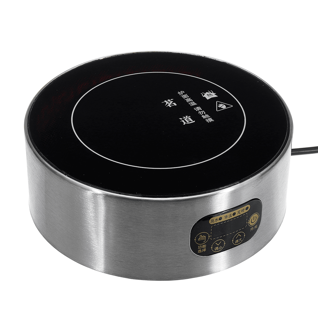 Portable Electric Hot Plate Teapot Induction Cooker Countertop Camping Cooktop Stove - MRSLM