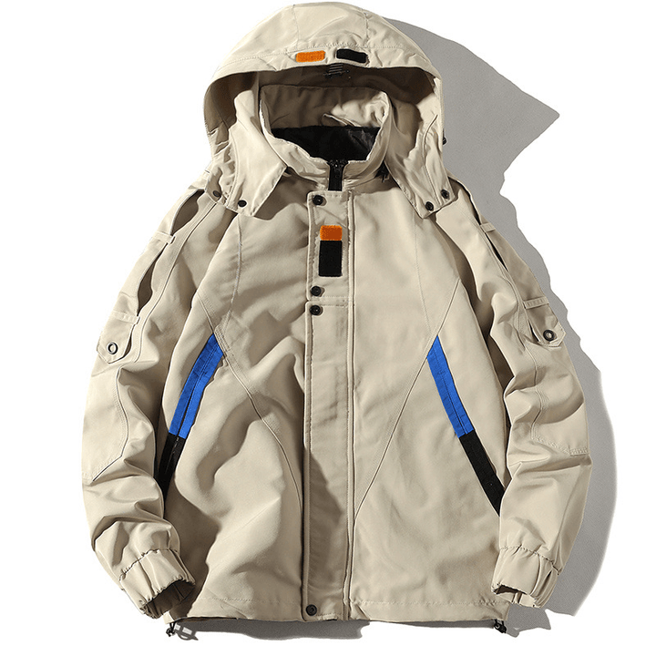 Removable Hooded Jacket Workwear Men'S Jacket - MRSLM