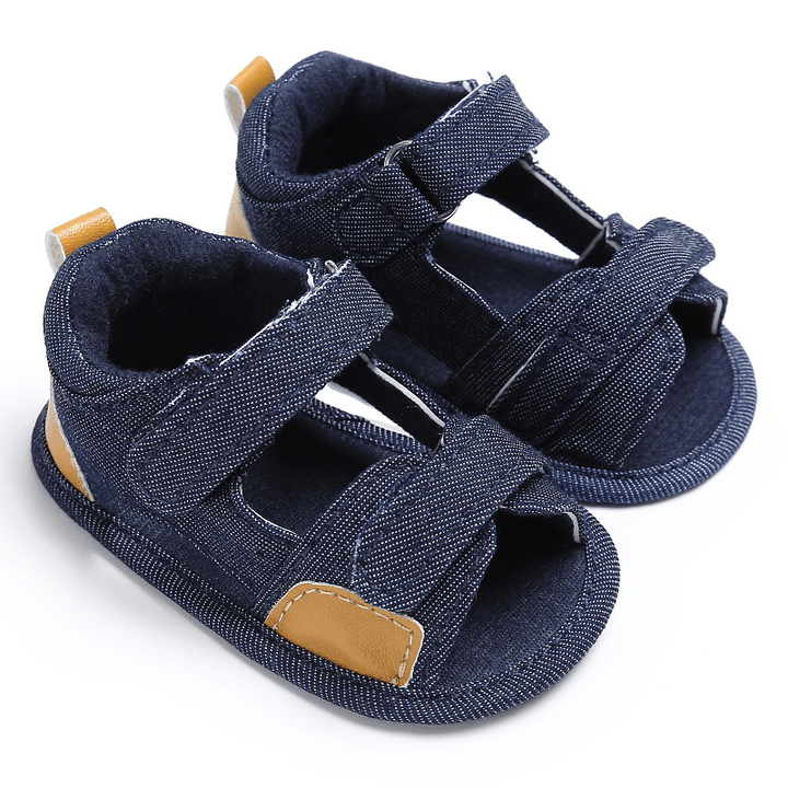 Denim Baby Velcro Sandals Toddler Shoes Baby Shoes - MRSLM