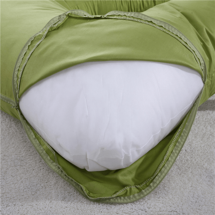 Honana WX-8396 Comfortable Pregnancy U Tyle Body Pillow Cushion for Women Best for Side Sleepers Removable - MRSLM