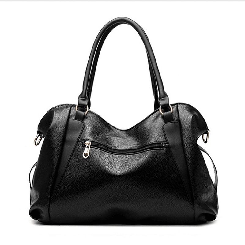 Women PU Leather Handbag Shoulder Bag Crossbody Bag - MRSLM