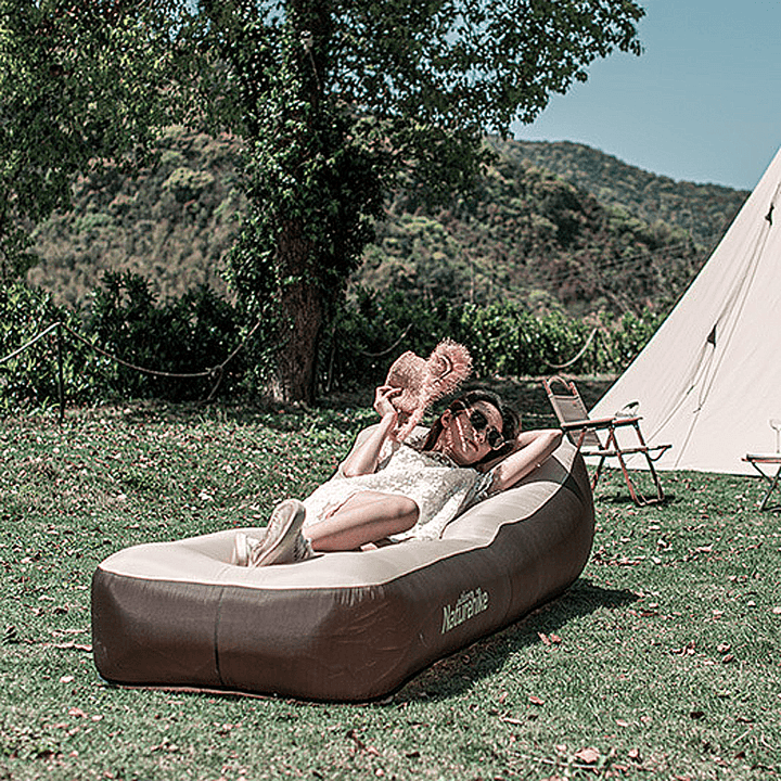 Naturehike Mat Outdoor Camping Inflatable Mattress Ultralight Air Bed Portable Tent Sleeping Pad Camp Moisture-Proof Pad - MRSLM