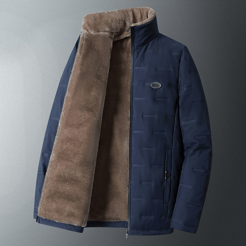 Men'S Loose Warm Lamb Fleece Jacket - MRSLM