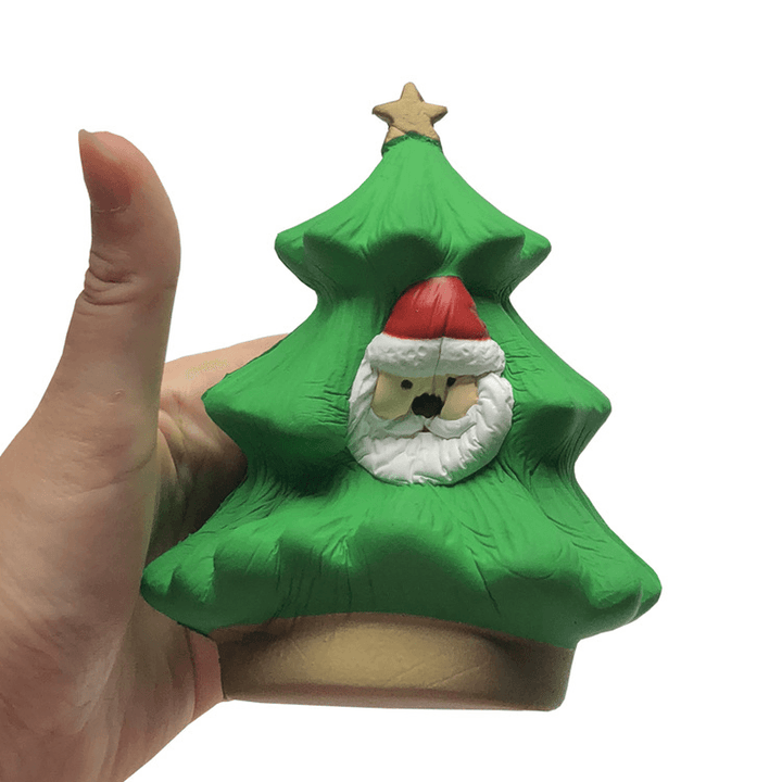 Squishy Santa Claus Christmas Tree 13CM Christmas Gift Decoration Collection with Packaging - MRSLM