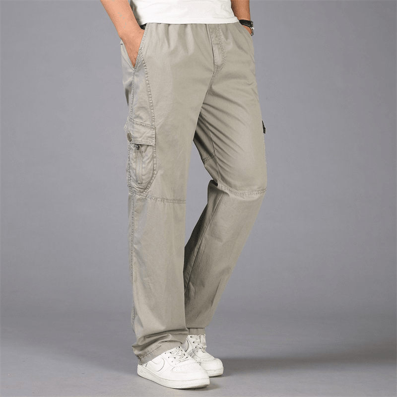 Thin Fat Pants Korean Style Loose Straight Leg - MRSLM