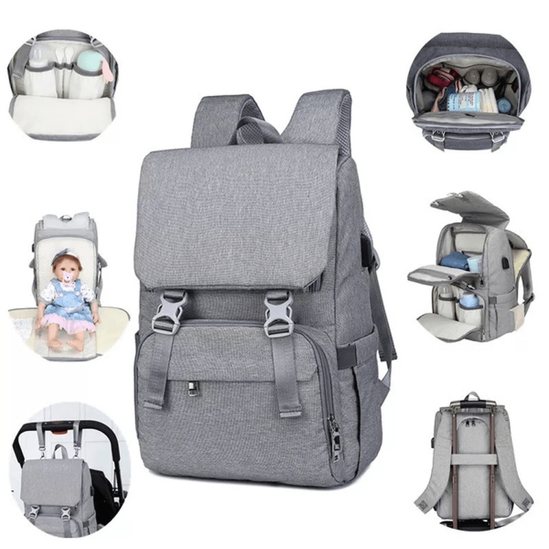 Outdoor Mummy Travel Backpack Large Baby Nappy Changing Bag for Mom Nursing Bag - MRSLM