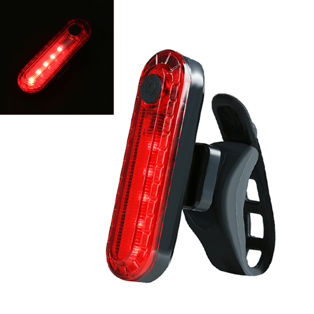 XANES® Bike Taillight Portable Super Bright 4 Modes USB Rechargeable Safety Warning Rear Light for MTB Road Bicycle - MRSLM