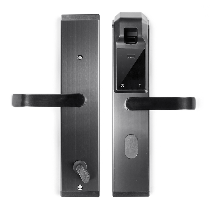 Smart Optical/Semiconductor Door Lock Fingerprint/Card/Password/Key/App Control Access Security Doorlock - MRSLM