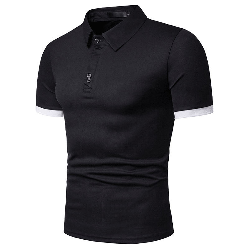 Mens Summer Casual Business Stylish Basic Golf Shirts - MRSLM