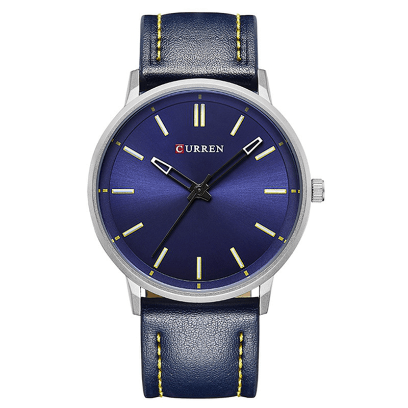 CURREN 8233 Fashion Male Leather Quartz Watch Elegant Business Men Style Wrist Watch - MRSLM