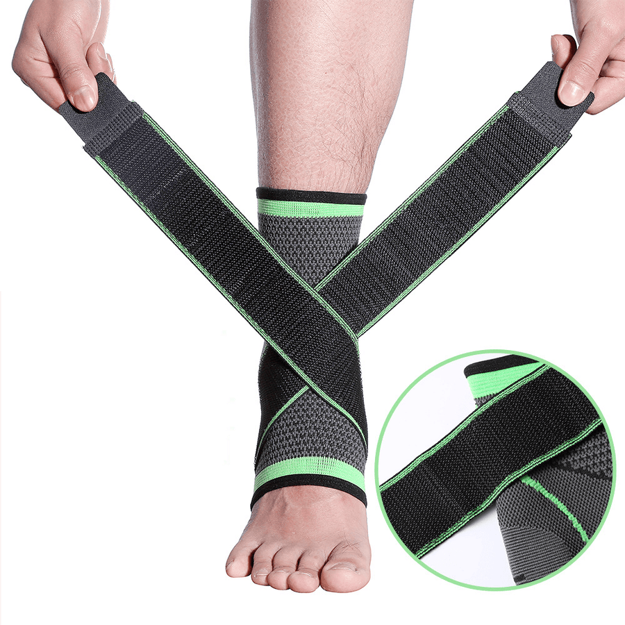 KALOAD 1PC Breathable Ankle Support anti Fatigue Compression Basketball Sports Ankle Guard Fitness Protective Gear - MRSLM