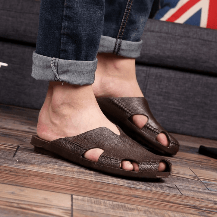 Men Casual Home Indoor Slip on Slippers - MRSLM