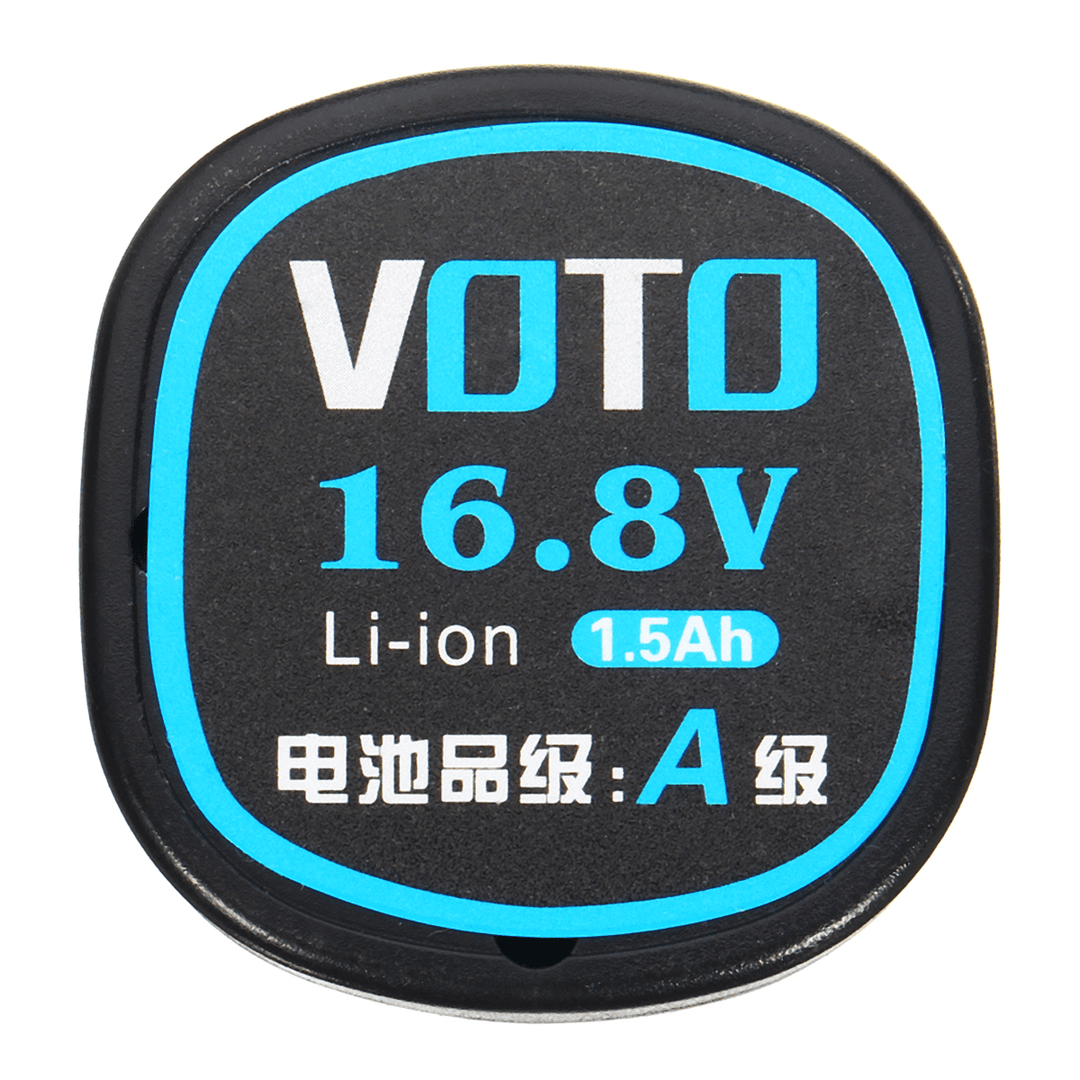 16.8V Li-Ion Battery Cordless Electric Screwdriver Power Drill Two-Speed Drive Bit Set - MRSLM