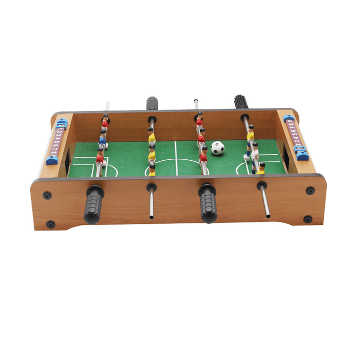34.5X21.5X8Cm Football Table Game Wooden Soccer Game Tabletop Foosball Sports Family Activities - MRSLM