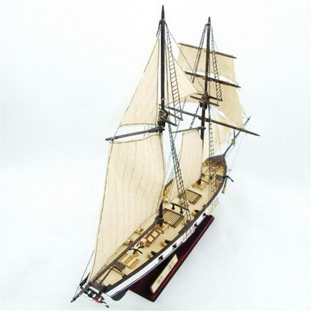 380x130x270mm DIY Ship Assembly Model Kits Classical Wooden Sailing Boats Scale Model Decoration - MRSLM