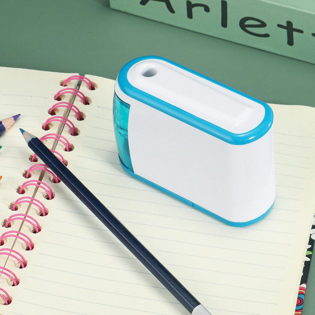 Electric Pencil Sharpener Innovative Automatic Smart Single Hole School Office Stationery Stationery Student Gift Supplies - MRSLM