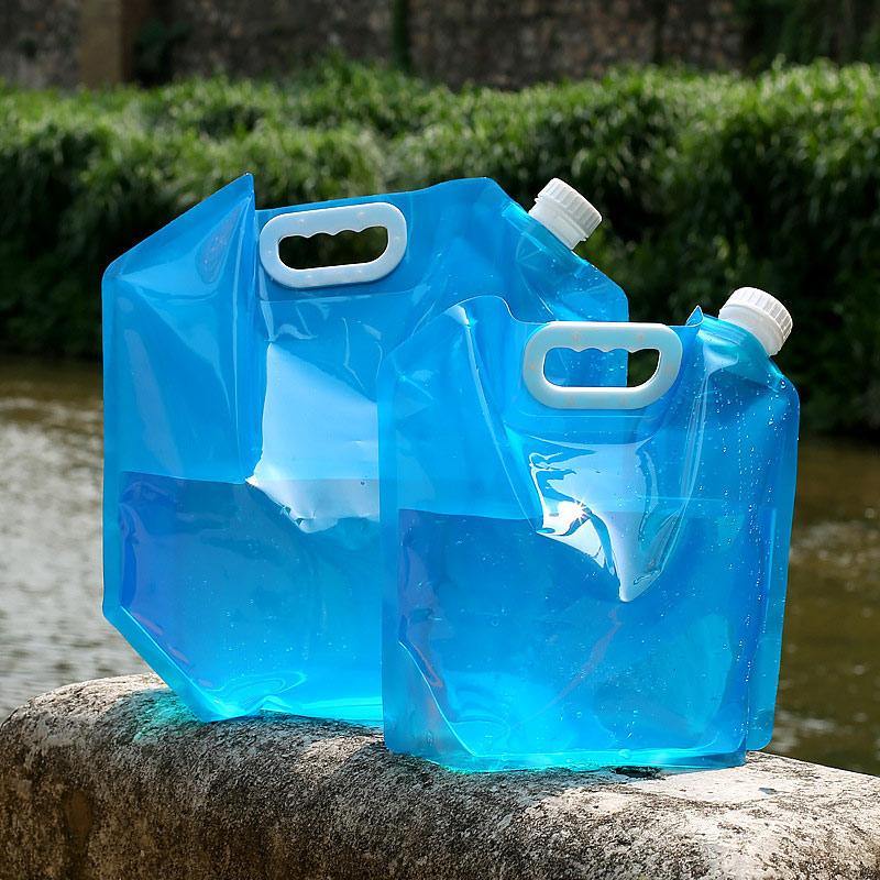 PVC Outdoor Camping Hiking Foldable Portable Water Bags Container - MRSLM