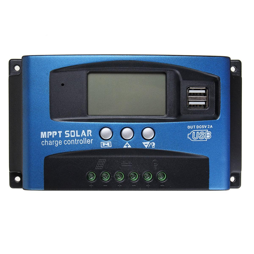 30/40/50/60/100A MPPT Solar Controller LCD Solar Charge Controller Accuracy Dual USB Solar Panel Battery Regulator - MRSLM
