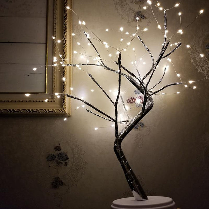 Tree Light Touch Switch Pearl Star Night Light - MRSLM