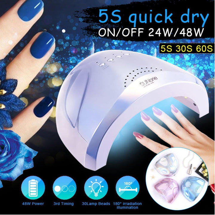30 LED 48W Nail Light Therapy Induction Nail Dryer Machine - MRSLM