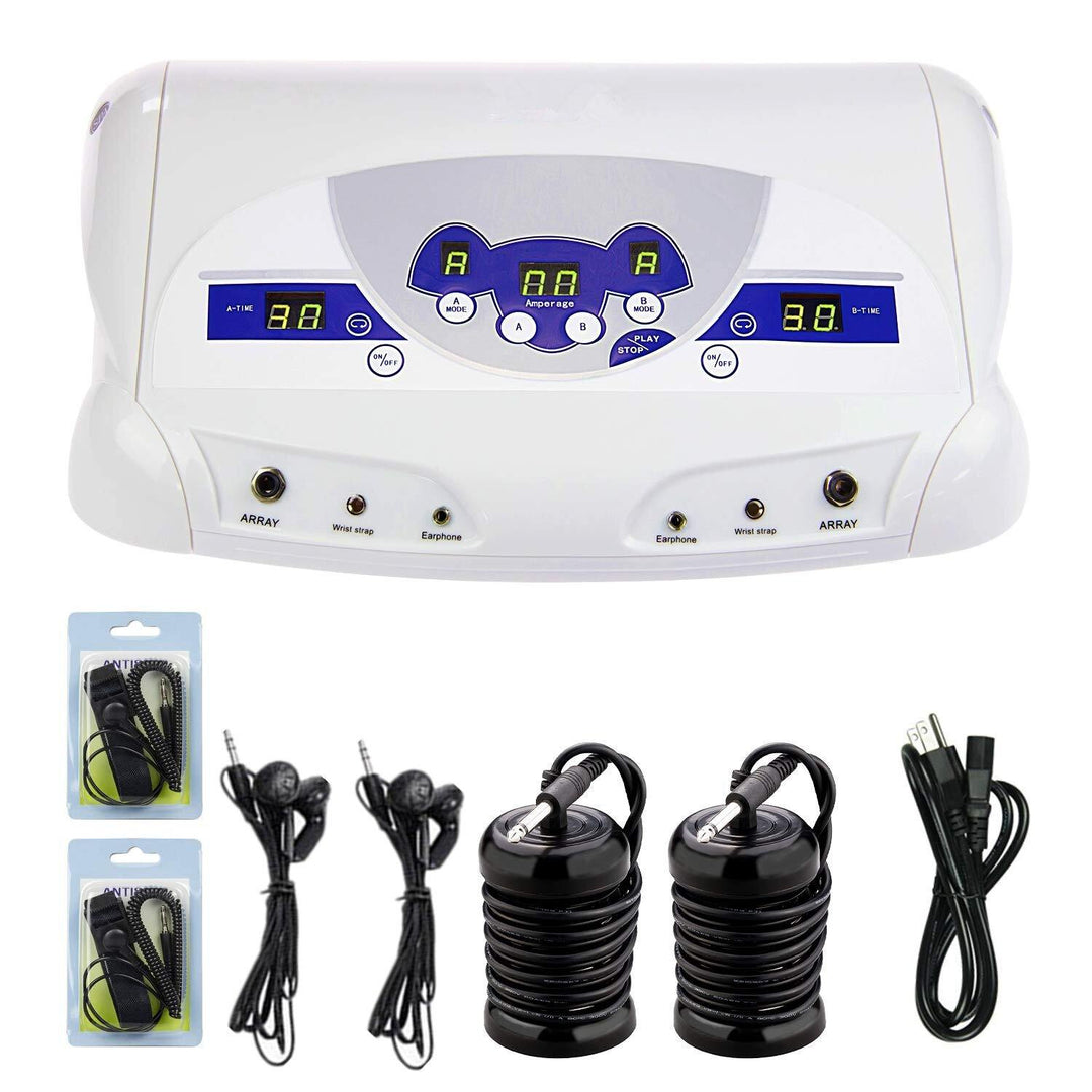 Detox Foot Bath Dual Ionic Cell Relax Spa Massager Machine LCD MP3 Music Player - MRSLM
