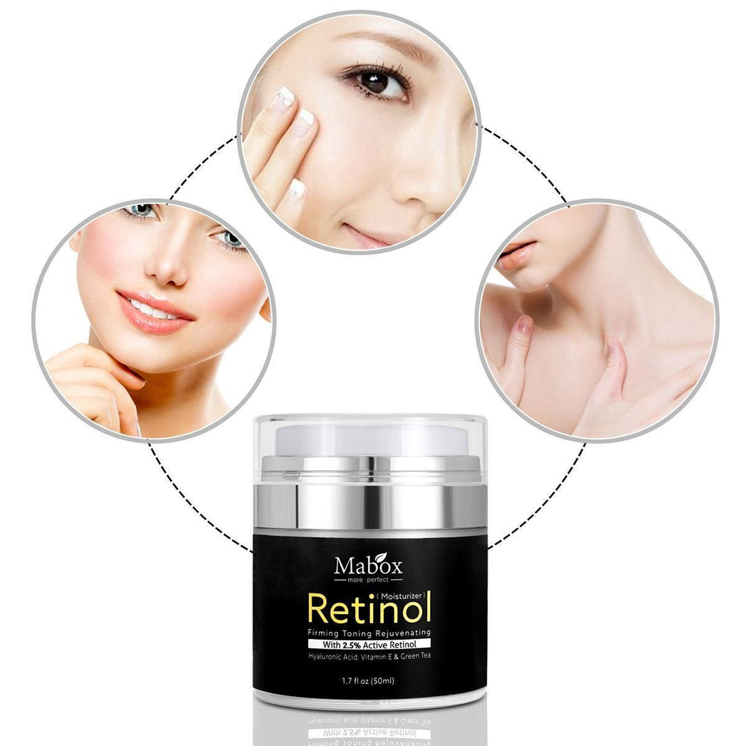 Mabox Retinol 2.5% Vitamin E Facial Moisturizer Cream - MRSLM