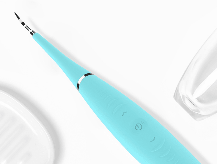 Portable Electric Sonic Dental Scaler Tooth Calculus Remover Tooth Stains Tartar Tool Dentist Whiten Teeth Health Hygiene white - MRSLM