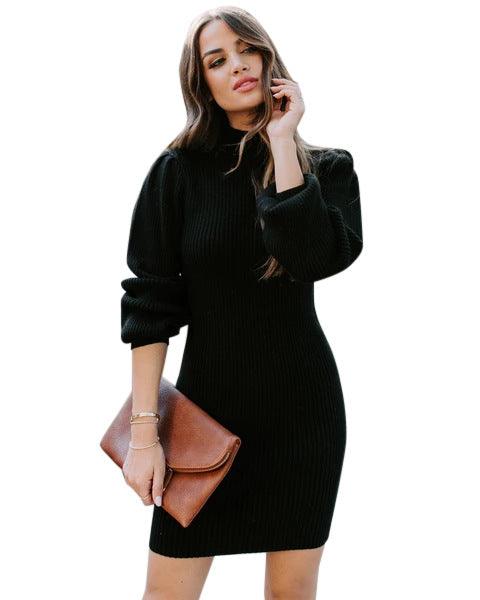 Thickened and tight knit wool dress - MRSLM