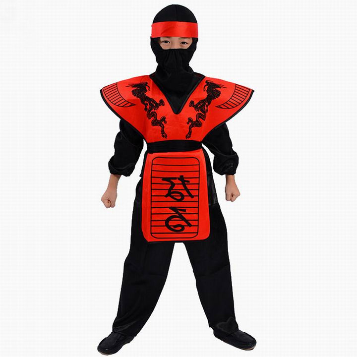 Kid's Black Ninja Cosplay Costume