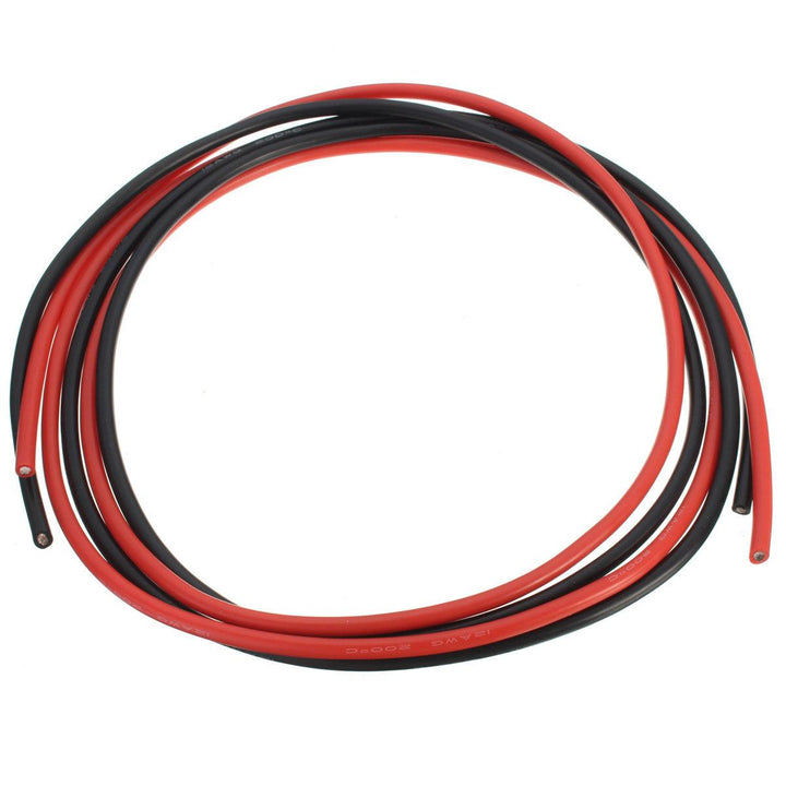 12AWG 3m Gauge Silicone Wire Flexible Stranded Black/Red Copper Cable F/ RC - MRSLM