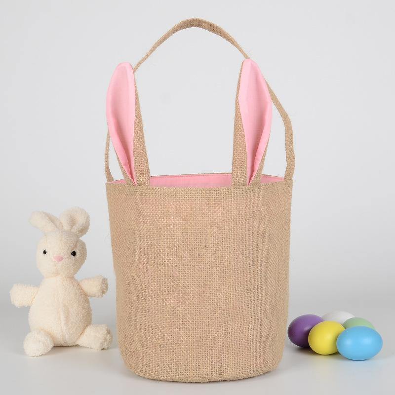 Easter Basket DIY Candy Gift Bag Easter Bunny Ear Bag - MRSLM