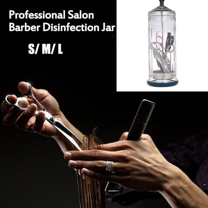 Manicure Tools Disinfection Jar Salon Barber Toothbrush Sterilizer Container Sanitizer Glass Nail Disinfection Cup 9 Inch 6 Inch - MRSLM