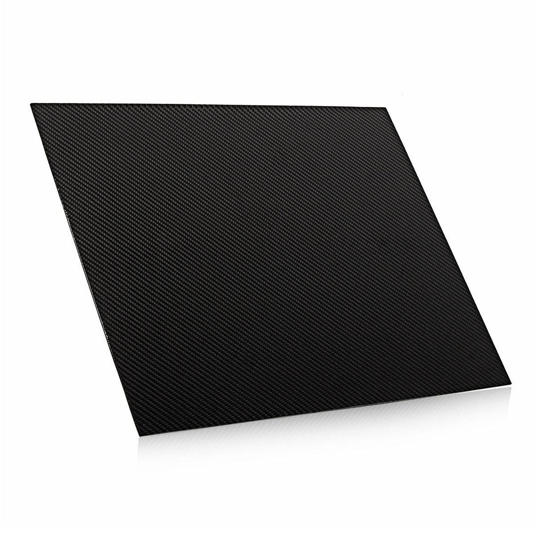 400x500mm Black Carbon Fiber Plate Sheet Panel 3K Twill Weave Matte Vehicle DIY Carbon Fiber Board - MRSLM