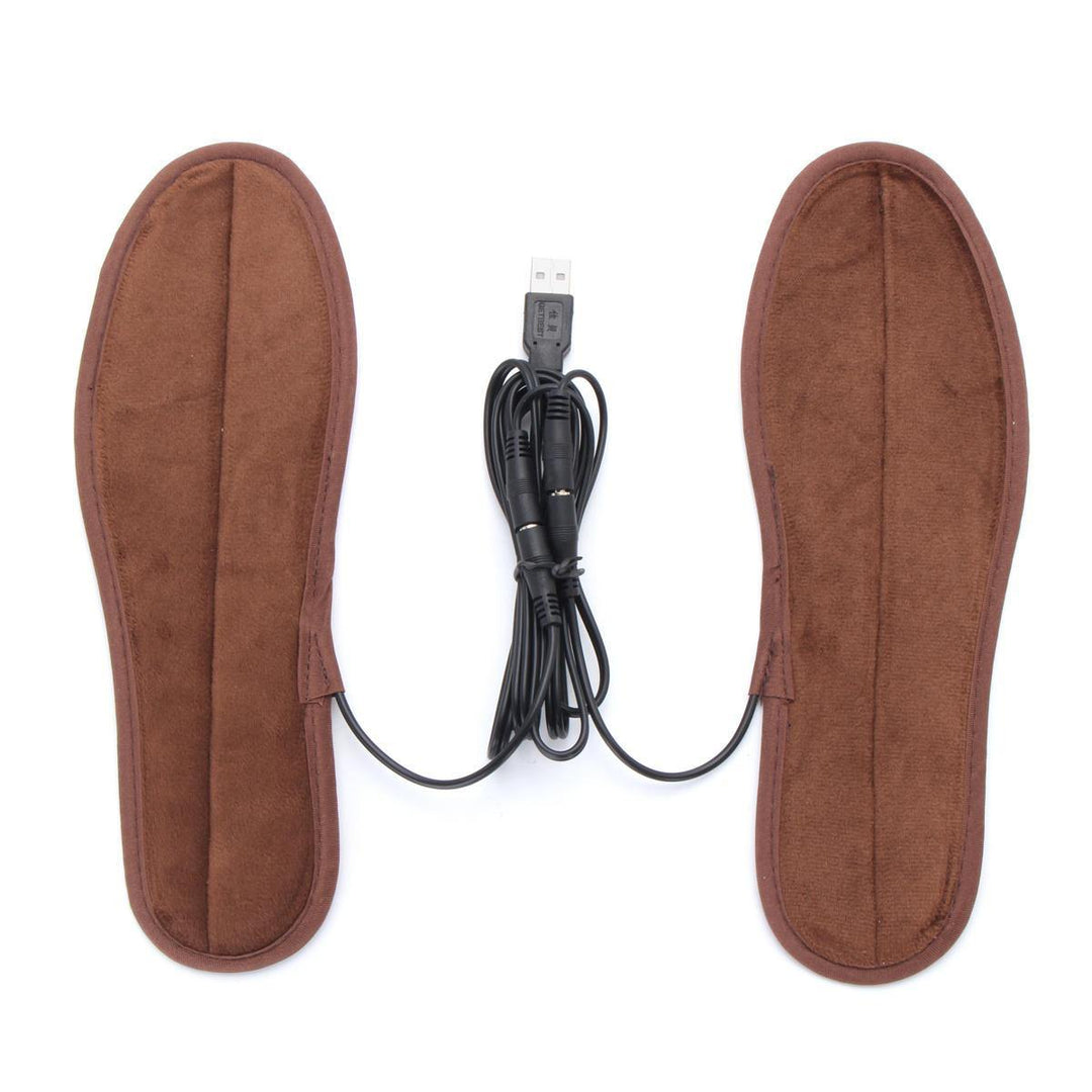 Winter Electric Foot Warmer Heater USB Charging Shoes Insoles Heating Pads - MRSLM