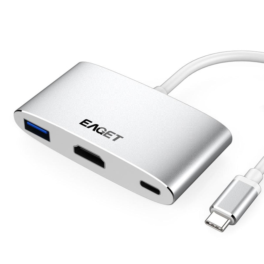 Eaget CH13 3 In 1 Type-C to USB 3.0 HD Type-C Converter Multifunction HUB For Macbook Tablet PC - MRSLM