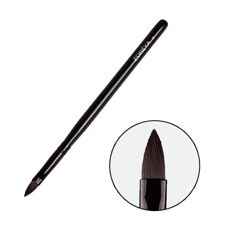 1 Pcs 15cm Nylon Hair Wooden Handle Makeup Brushes For Lips Beauty Makeup Tools - MRSLM