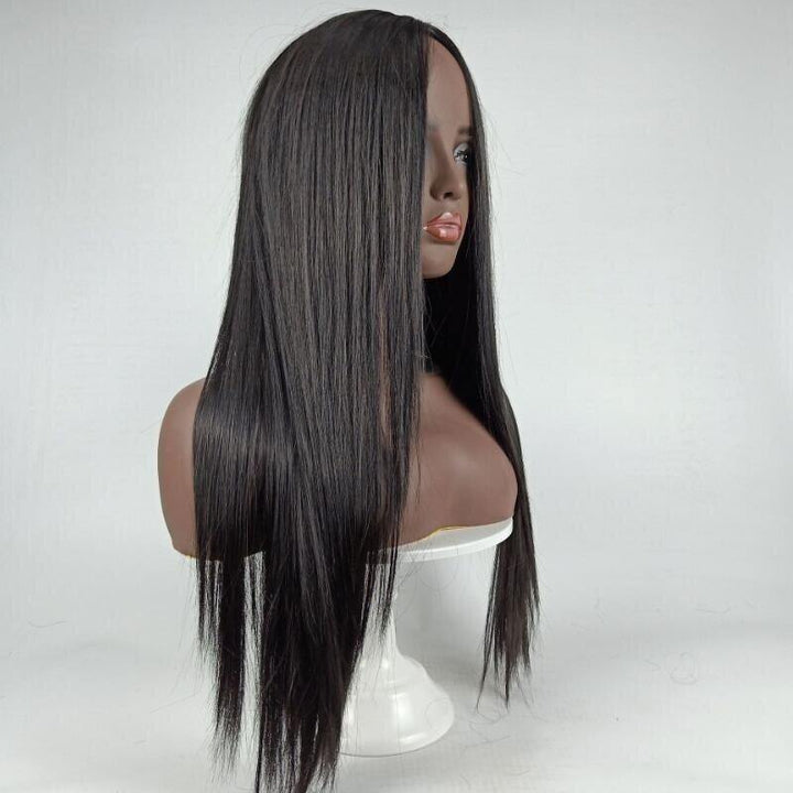Straight Lace Wig Front Human Hair Wigs 5x5 Malaysian Straight Closure Wigs Long Straight Hair Wigs 6x6 Lace Clsoure Frontal Wigs - MRSLM