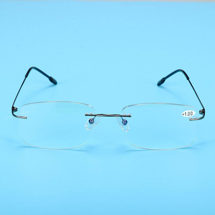 Half Metal Rim Multi Focus Progressive Reading Glasses - MRSLM