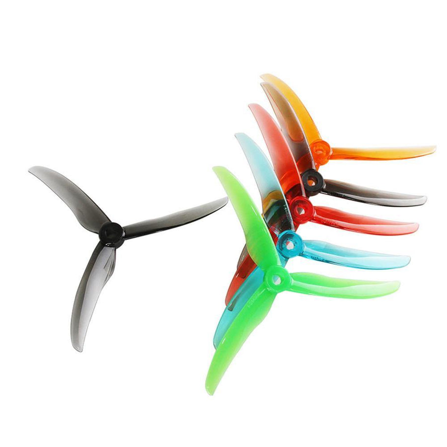 2 Pairs T-motor T5143S 3-blade Propeller 5.1inch POPO Compatible Props 5mm Mounting Hole for RC Drone FPV Racing - MRSLM