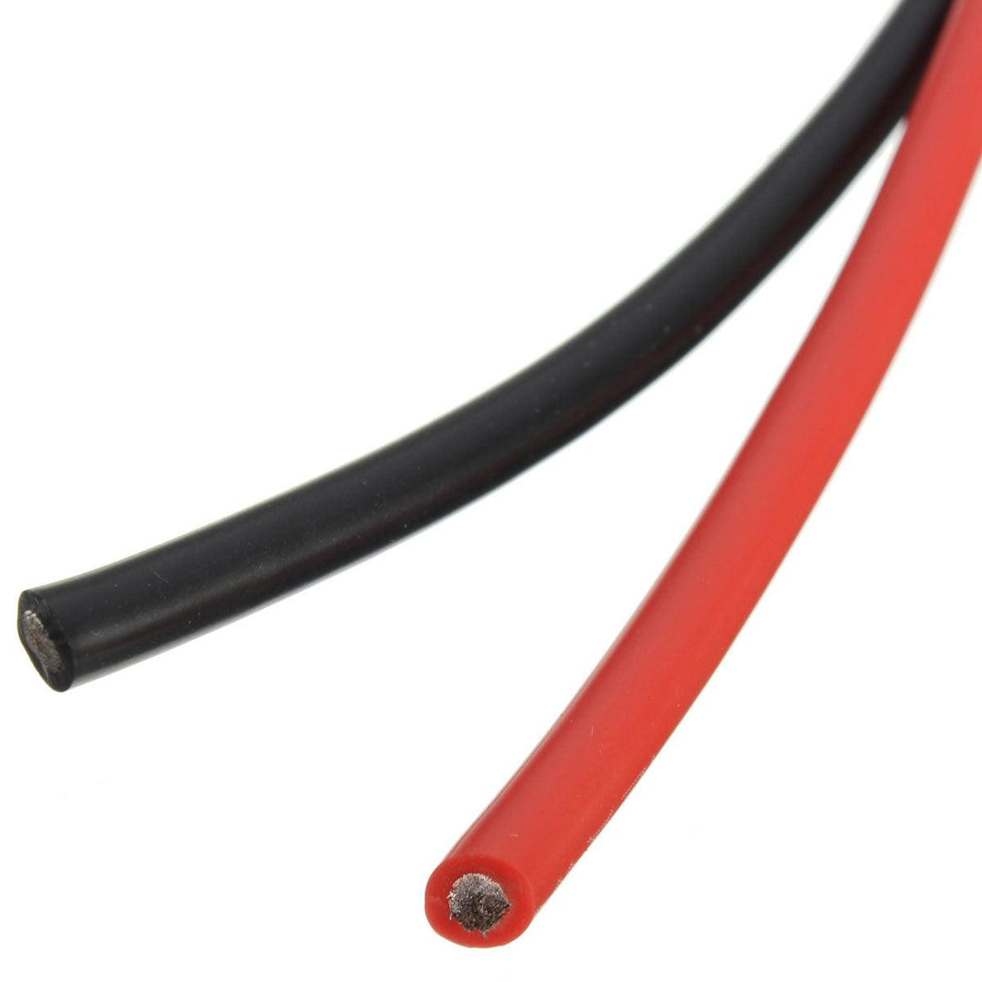 12AWG 3m Gauge Silicone Wire Flexible Stranded Black/Red Copper Cable F/ RC - MRSLM